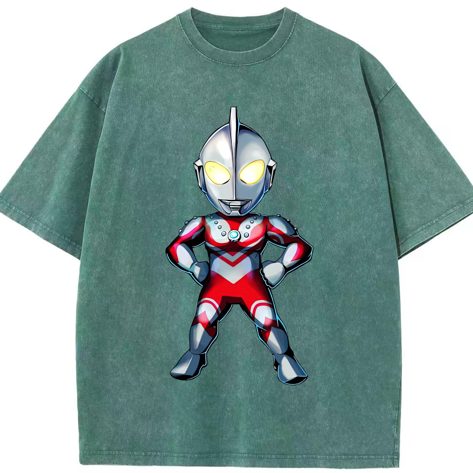 （画像用） ウルトラマン Ultraman 綿100% ヴィンテージ風 半袖Tシャツ（フロントプリント）
